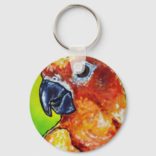 Sun Conure Keychain