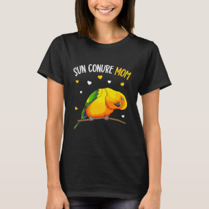 Sun Conure Mom Funny Parrot Bird Lover Women T-Shirt