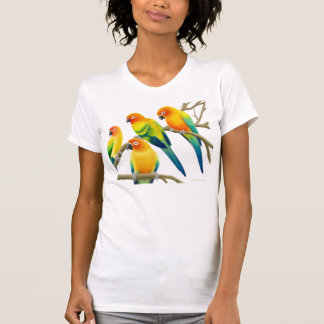 Sun Conure Parrots Ladies Jersey Knit Shirt