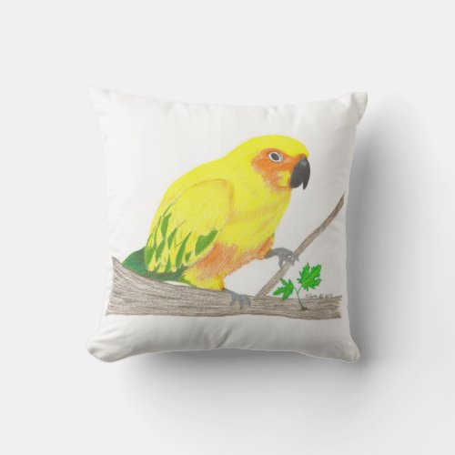 Sun Conure Pillow