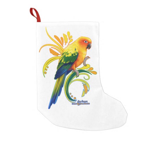 Sun Conure Small Christmas Stocking