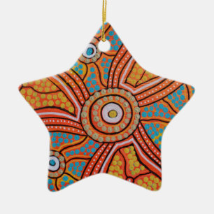 Sun Corroboree Ceramic Ornament