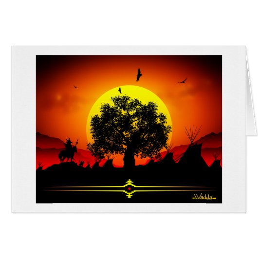 Sun Dance Cards (Front Horizontal)