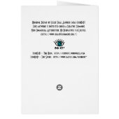 Sun Dance - Personalized Cards (Back)