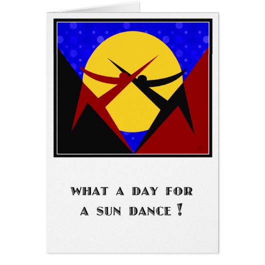 Sun Dance - Personalized Cards (Front)