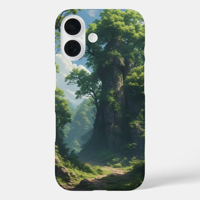 Sun-Dappled Forest Trail Case-Mate iPhone Case (Back)