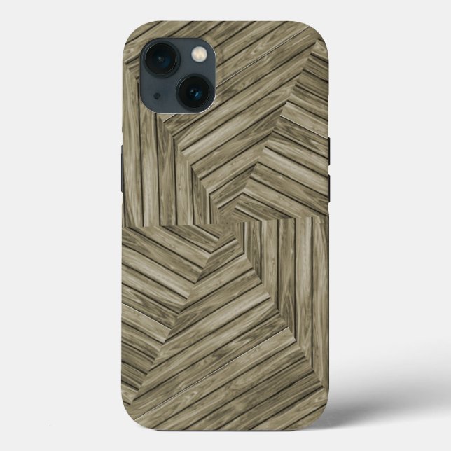 Sun Deck - Weathered Wooden Starburst Case-Mate iPhone Case (Back)