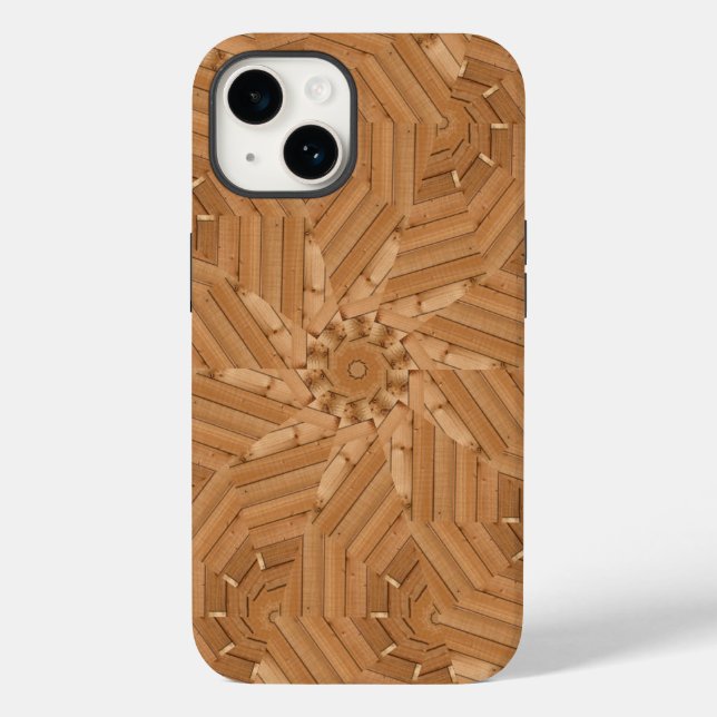 Sun Deck - Wooden Starburst Mosaic Case-Mate iPhone Case (Back)