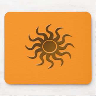 Sun design mouse pad