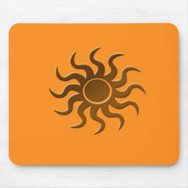 Sun design mouse pad (Front)