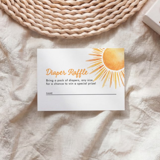 Sun Diaper Raffle  Enclosure Card (Creator Uploaded)