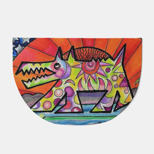 Sun Dog Doormat (Front)