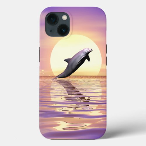 Sun Dolphin iPhone 13 Case