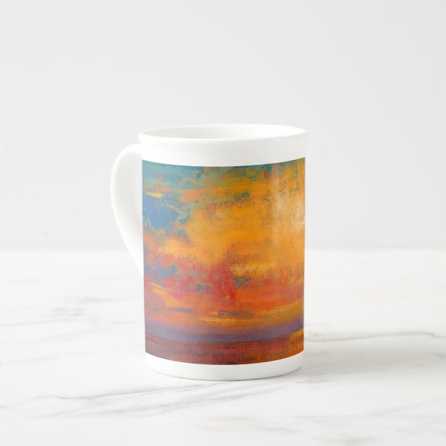 Sun Down II Bone China Mug (Front Left)
