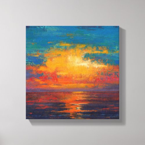 Sun Down II Canvas Print