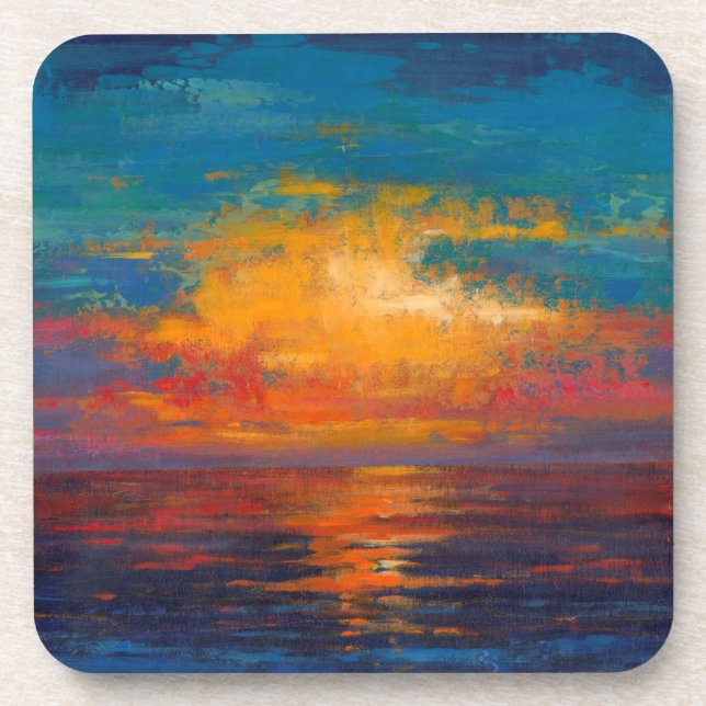 Sun Down II Drink Coaster (Front)