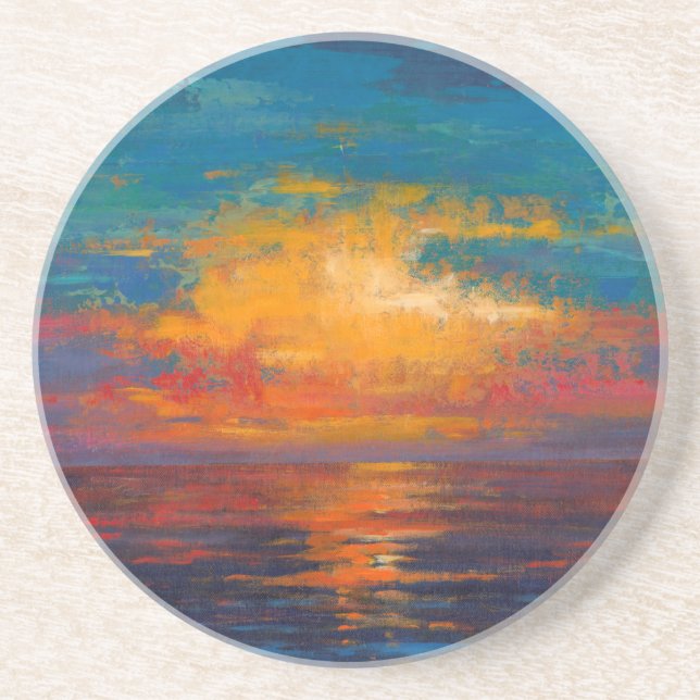 Sun Down II Drink Coaster (Front)