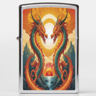 Sun Dragons Zippo Lighter