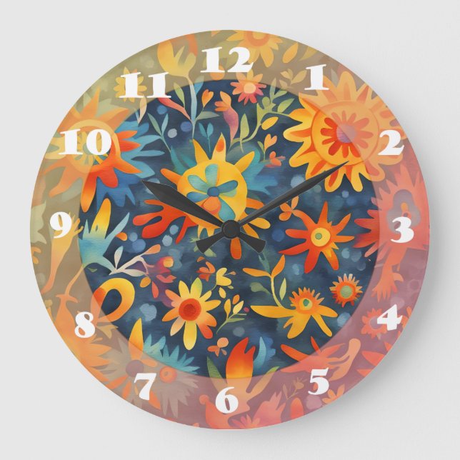 Sun Dream  Large Clock (Front)