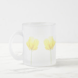 Sun Drenched Frosted Glass Coffee Mug