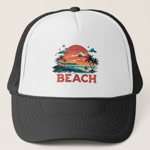 Sun_Drenched Serenity Beach Cap for Endless Summ