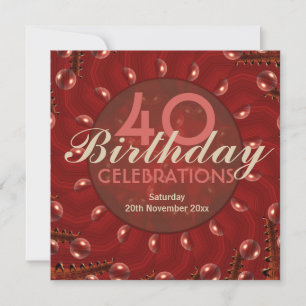 Sun Earth Bubbles Celebrations Invitation