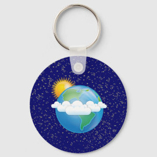 Sun & Earth - Keychain