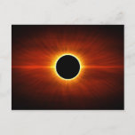 Sun Eclipse Postcard at Zazzle
