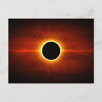 Sun Eclipse Postcard by vladstudio at Zazzle