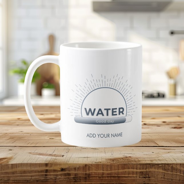 Sun Energy Quote | Custom Name Coffee Mug (Creator Uploaded)