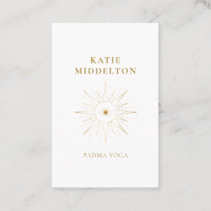 Sun Eye Yoga Reiki Wellness Business Card