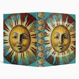 Sun face binder