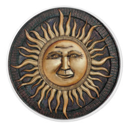 Sun Face Door or Drawer Pull