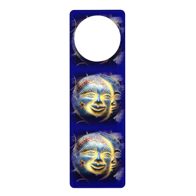 sun face/ moon face door hanger (Front)