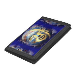 sun face/ moon face wallet