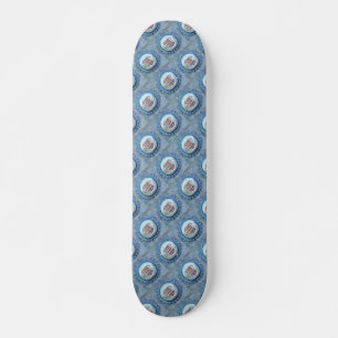 sun face skateboard deck