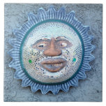 sun face tile