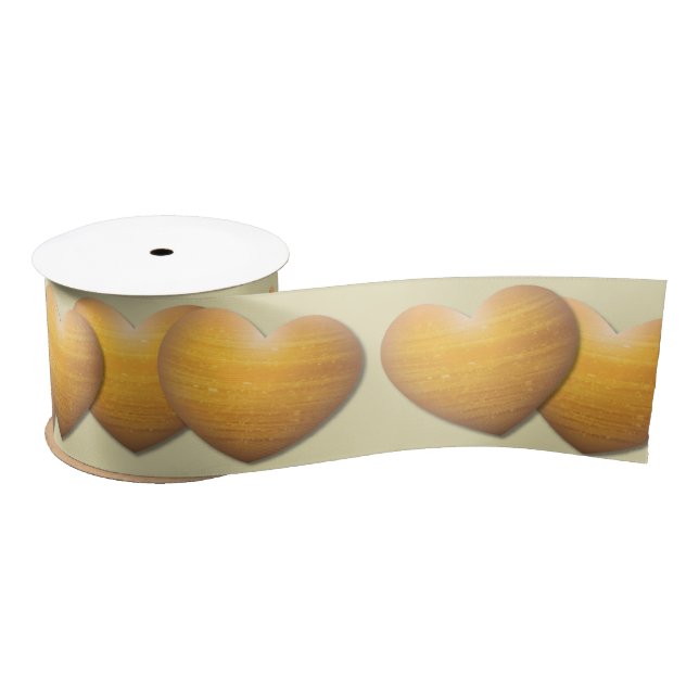 Sun fire sandstone hearts ribbon (Spool)