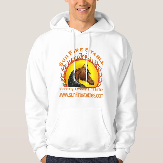 Sun Fire Stables hooded sweatshirt (Front)