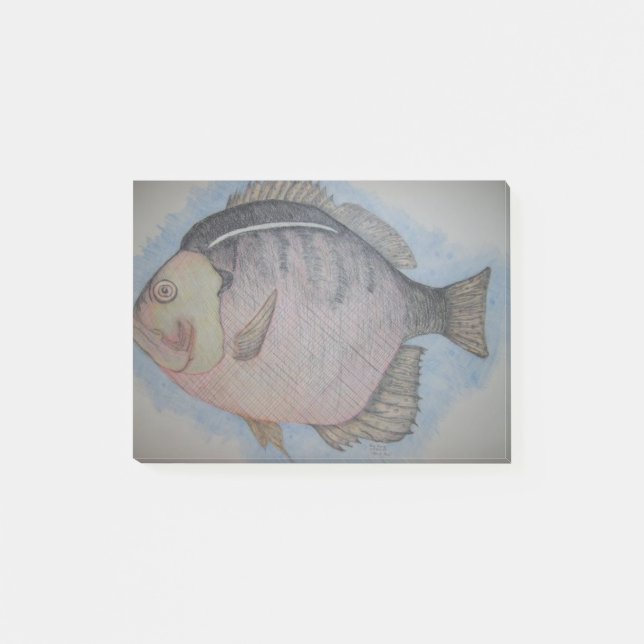 Sun Fish Post-it Notes (Front)