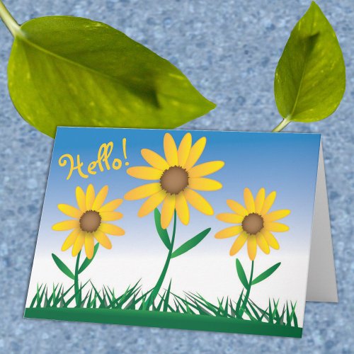 Sun Flower Card
