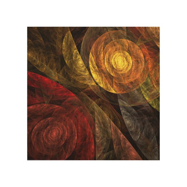 Sun Flower Floral Modern Abstract Art Pattern (Front)