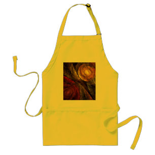 Sun Flower Floral Modern Abstract Art Pattern Adult Apron