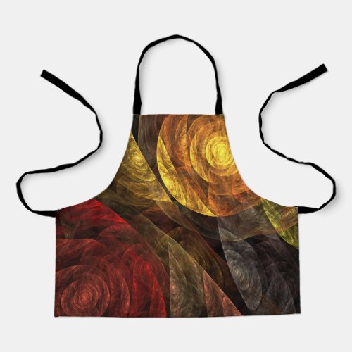 Sun Flower Floral Modern Abstract Art Pattern Apron