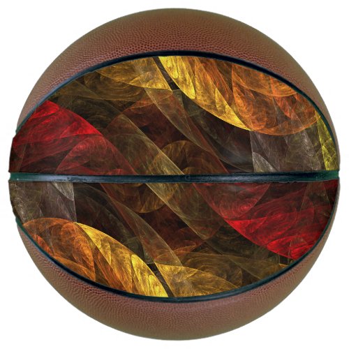 Sun Flower Floral Modern Abstract Art Pattern Basketball