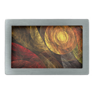Sun Flower Floral Modern Abstract Art Pattern Belt Buckle