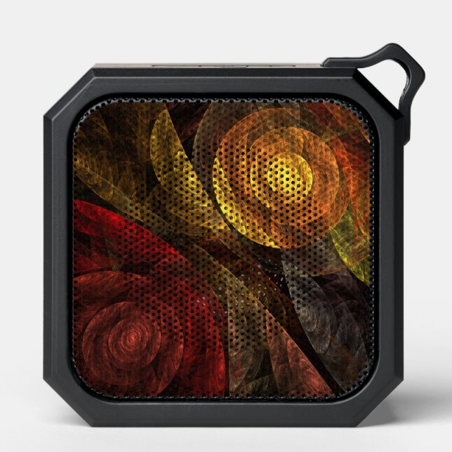 Sun Flower Floral Modern Abstract Art Pattern Bluetooth Speaker (Front)