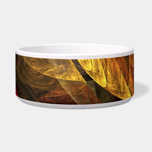Sun Flower Floral Modern Abstract Art Pattern Bowl (Front)