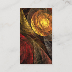 Sun Flower Floral Modern Abstract Art Pattern Business Card