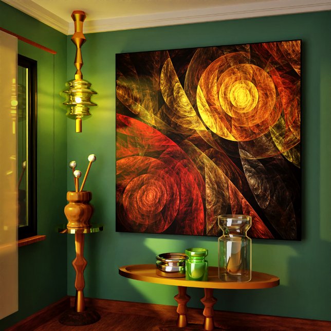 Sun Flower Floral Modern Abstract Art Pattern Canvas Print (Sun Flower Floral Modern Abstract Art Pattern Canvas Print)